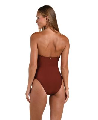 Solid Bandeau One Piece
