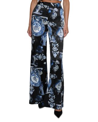 Pillar Silk Wide Leg Pants