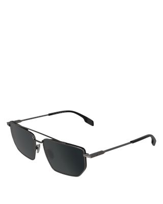 Metal Lines Titanium Navigator Sunglasses, 59mm