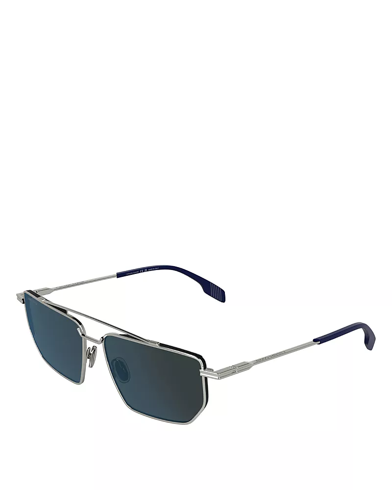 Canada Goose Metal Lines Titanium Navigator Sunglasses, 59mm