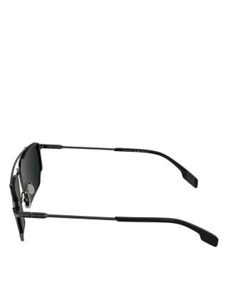 Metal Lines Titanium Navigator Sunglasses, 59mm