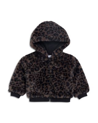 Girls' Cheetah Girl Faux Fur Jacket - Baby