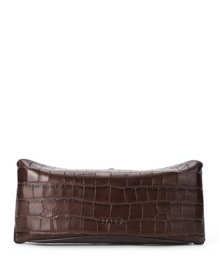 Eve Croco Embossed Leather Clutch