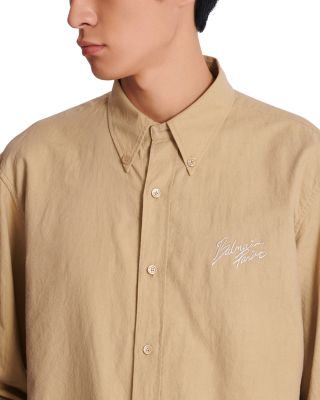 Logo Oxford Button Shirt