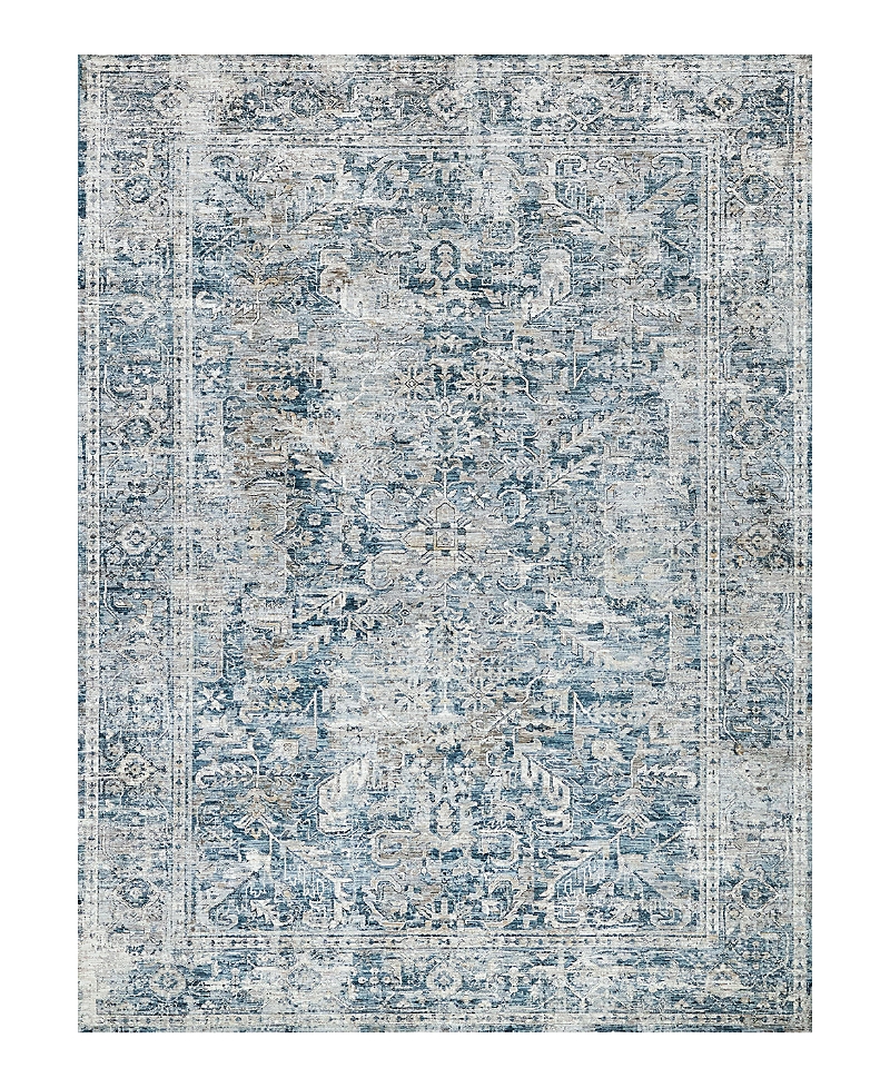 Exquisite Rugs Antique Loom 5589 Area Rug 6'x9' In Blue