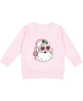 Girls' Disco Santa Christmas Sweatshirt - Baby, Little Kid