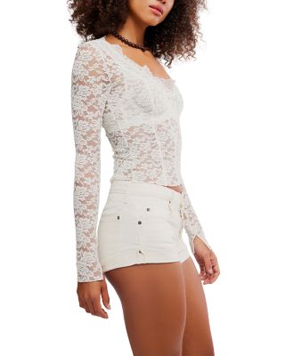 All Night Sheer Floral Top