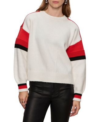 Sporty Stripe Crewneck Sweater