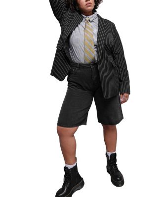 The Empower Pinstripe Tux Blazer