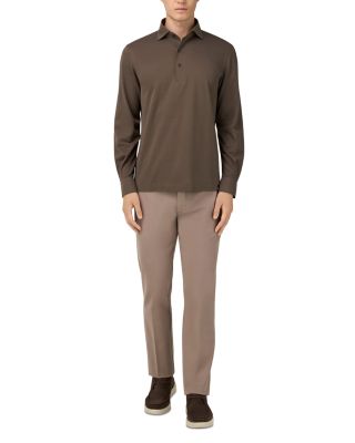 Japanese Jersey Long Sleeve Polo Shirt