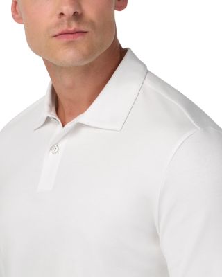 Pima Interlock Long Sleeve Polo