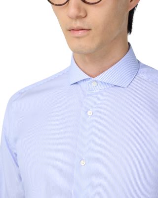 Non-Iron Twill Naples Collar Dress Shirt