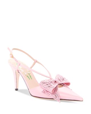 Women's Bow Slingback Pumps
