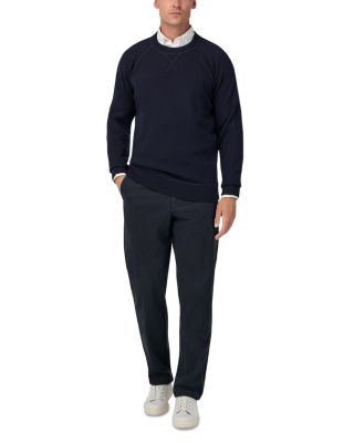 Garment-Dyed Stretch Cotton Trousers