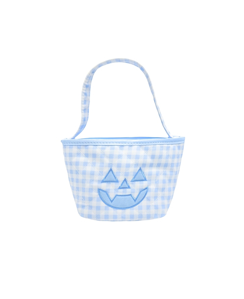 Bits & Bows Boys' Blue Petite Pumpkin Tote Bag In Blue