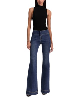 High Rise Hot Jean in Danica Dark Indigo