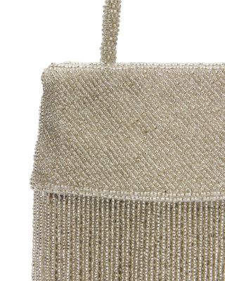 Valentina Mini Beaded Satin Shoulder Bag