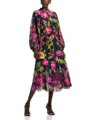 Lana Eyelet Trim Dress