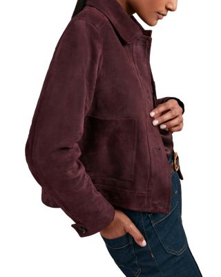 Sonny Fitted Suede Jacket