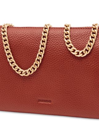 Muriel Double Pouch Leather Crossbody