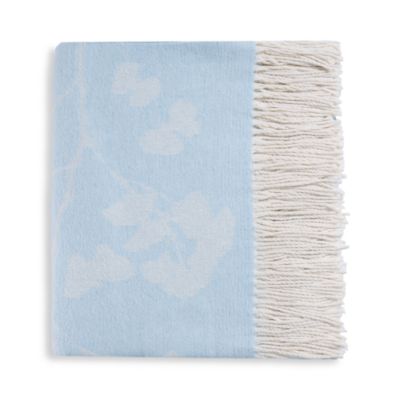 Butterfly Ginkgo Throw Blanket, 60" x 70"