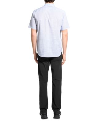 Irving Short Sleeve Mini Geo Relaxed Fit Button Down Shirt