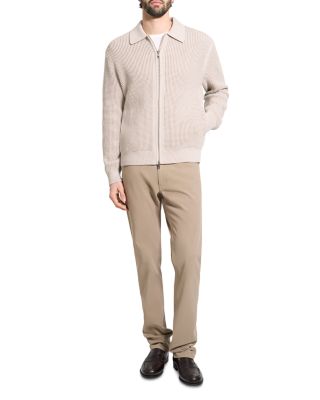 Gary Collar Relaxed Fit Full Zipper Sweater