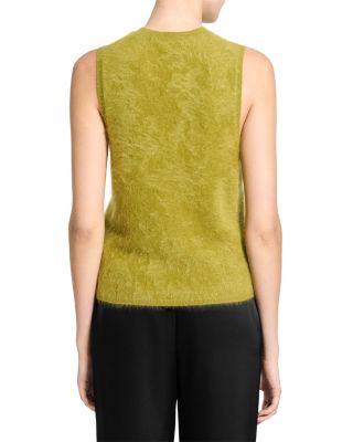 Brushed Crewneck Shell Top in Cashmere