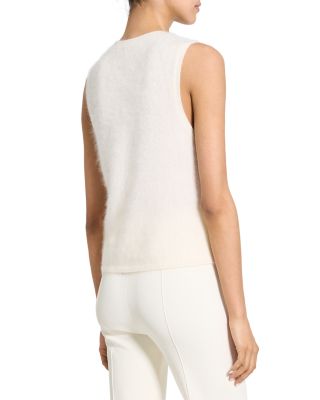 Brushed Crewneck Shell Top in Cashmere