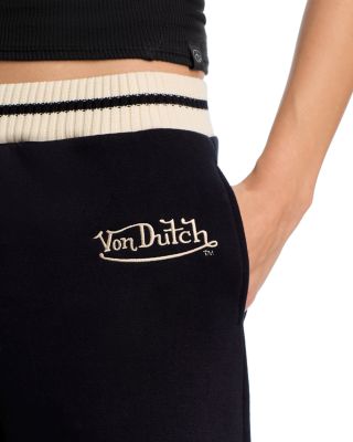 x Von Dutch Comfort Fleece Wide Leg Pants
