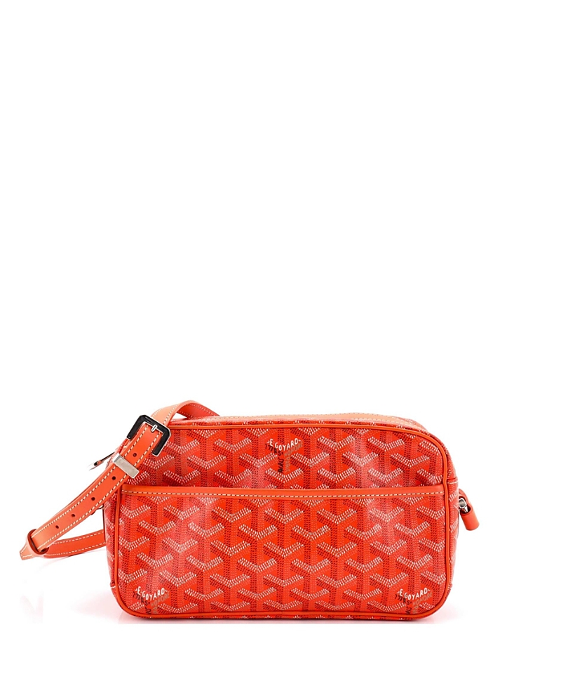 PRE-OWNED GOYARD Pre-owned Goyard Cap Vert Bag Coated Canvas In Orange
