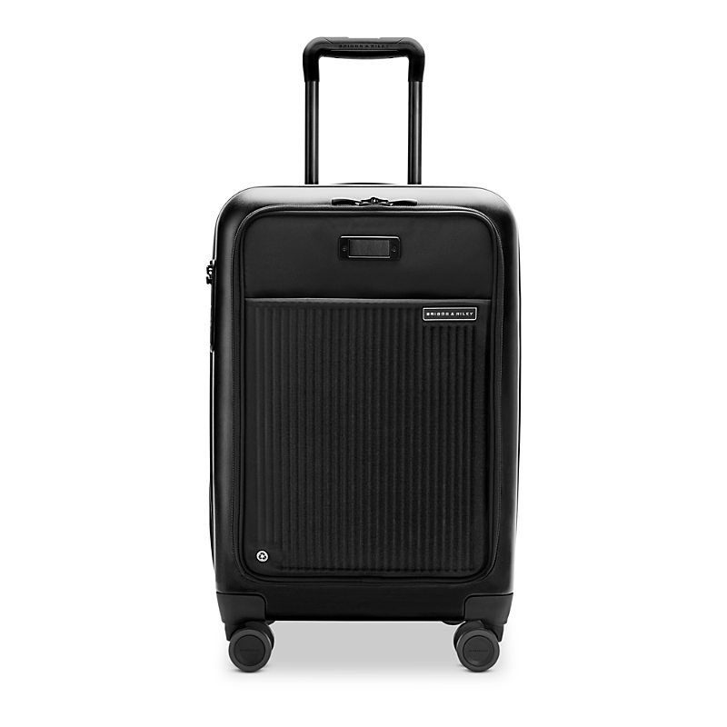 Briggs & Riley Essential Front Pocket Carry-on Expandable Spinner In Black