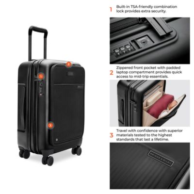 Essential Front Pocket Carry-On Expandable Spinner