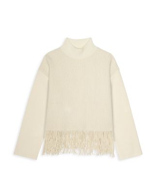 Lise Wool Blend Mock Neck Sweater