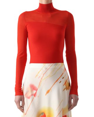 Washed Satin Watercolor Floral Bias Slip Pencil Midi Skirt