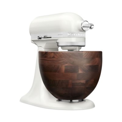 Artisan Series 5 Quart Tilt Head Stand Mixer with Walnut Wood Bowl
