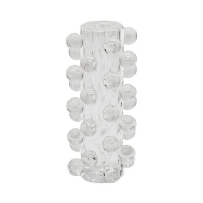 Tizo Crystal Glass Scattered Balls Bud Vase, 7.75