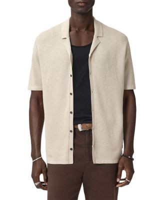 Arlon Jacquard Camp Collar Sweater