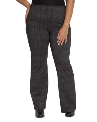 Patterned High Waist Pont&amp;eacute; Pants