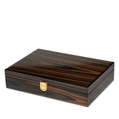 Ebony Tigerwood 200 Chip Poker Set