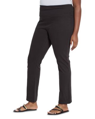 Plus Straight Leg Jeans in Black