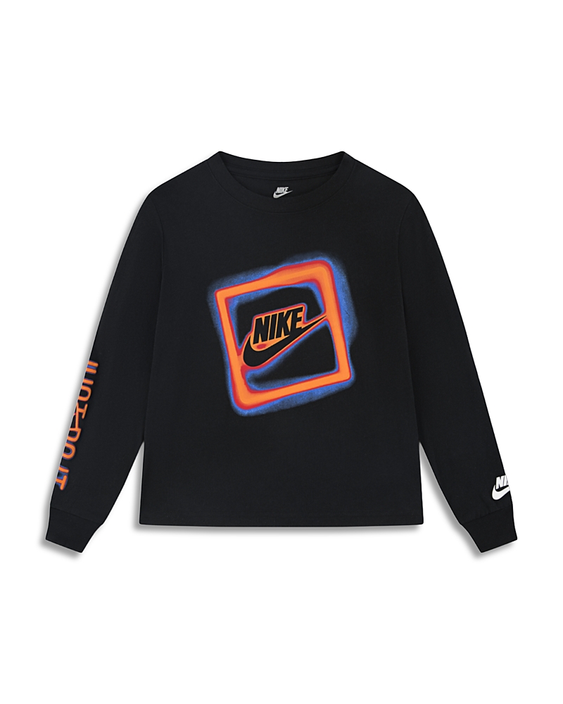 Nike Boys' Neon Box Futura Tee - Little Kid In Black