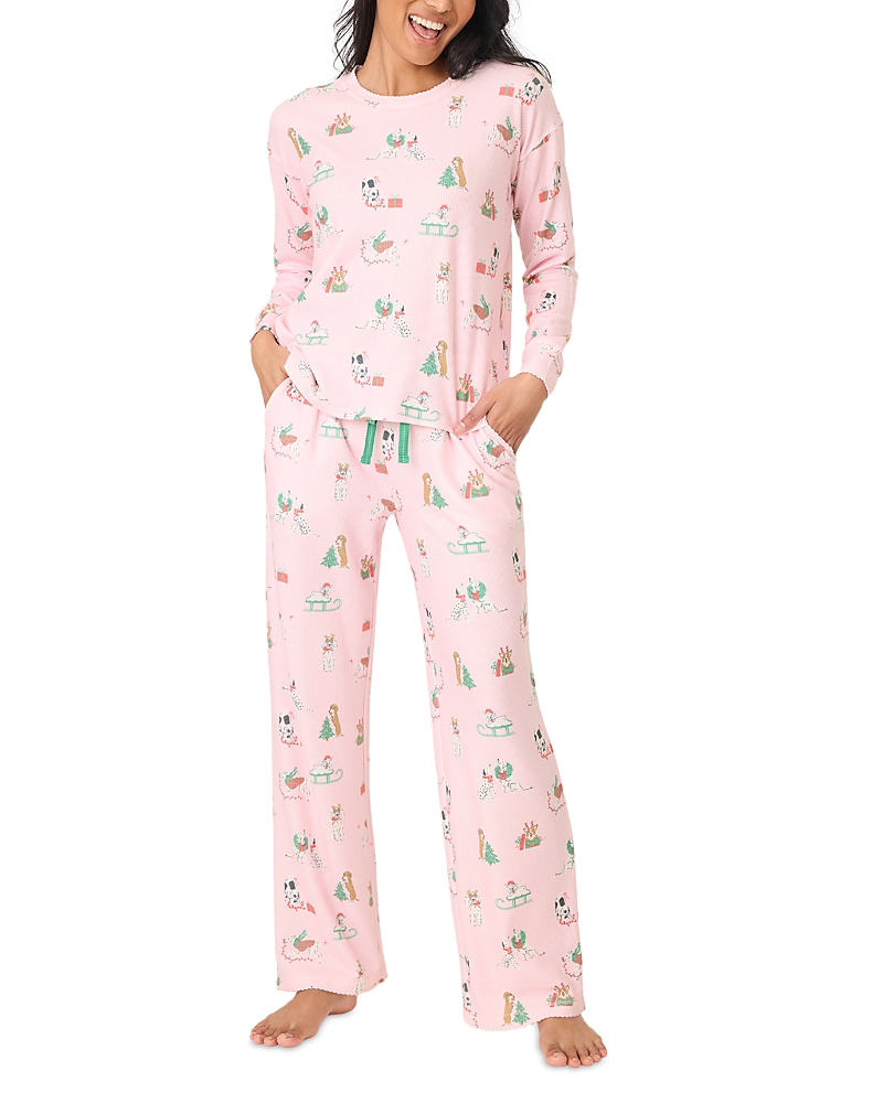 Pj Salvage Pawlidays Pajama Set In Pink