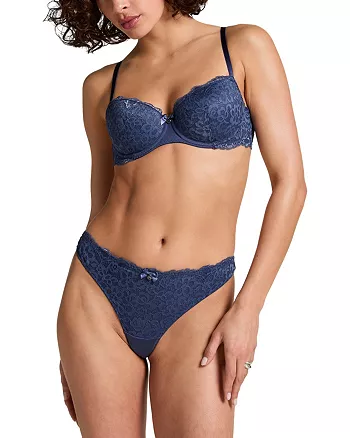 shop Hunkemöller Marine Padded Underwired Bra