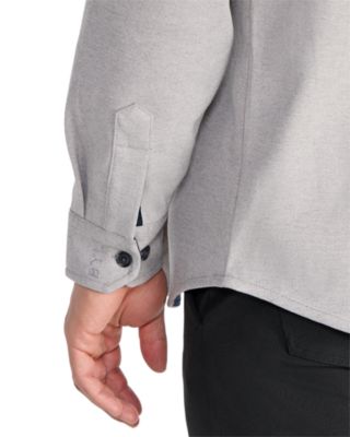 Coastal Button Front Overshirt