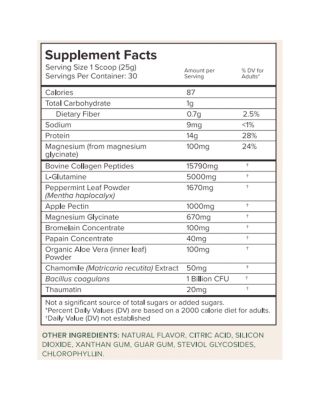 Feel Well Peppermint Flavoured Collagen Protein Powder 26.45 oz.