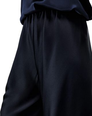 Full Bias Cut Silk Pants