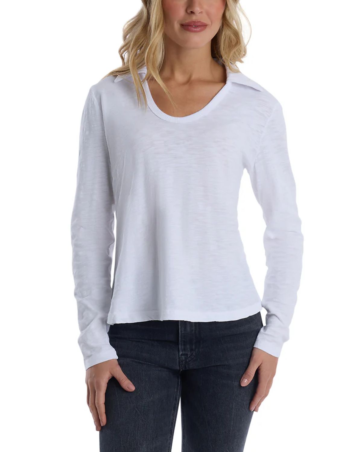 Wilt Clothing Scoop Neck Polo Tee