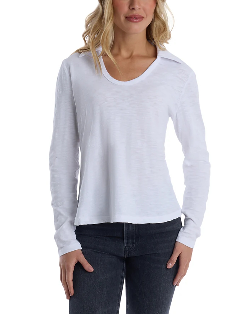 Wilt Clothing Scoop Neck Polo Tee