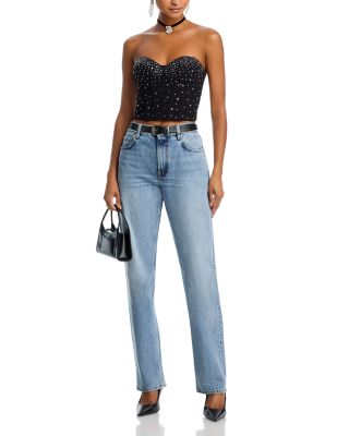 Crystal Strapless Bustier Top - Exclusive